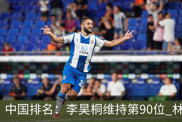 中国排名：李昊桐维持第90位 林钰鑫大幅提升